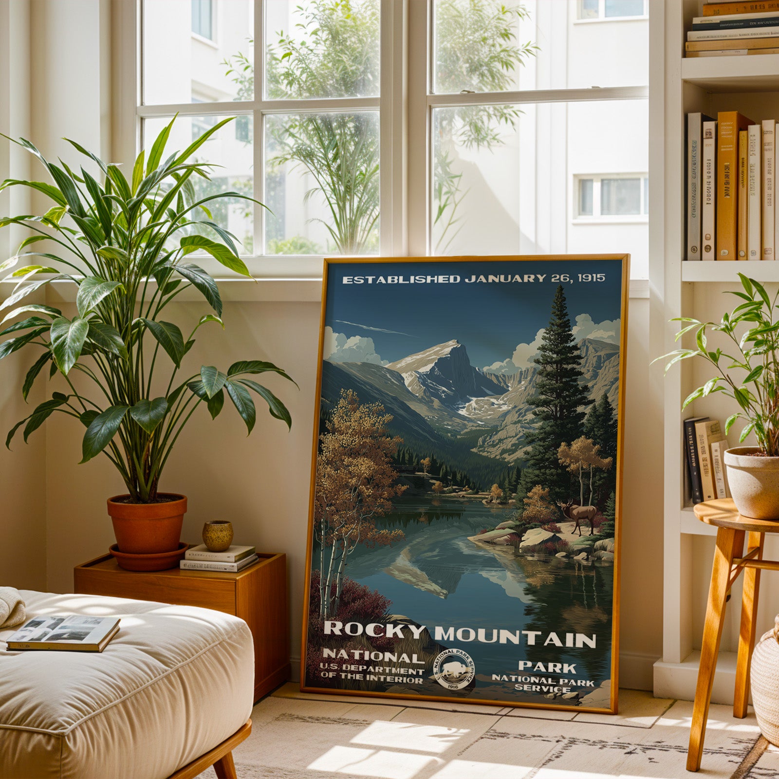 Rocky Mountain National Park Vintage WPA
