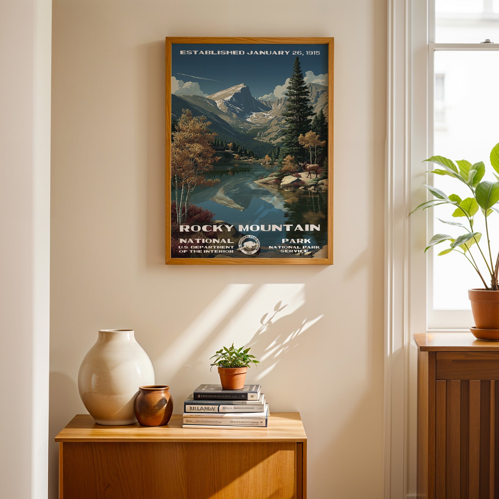 Rocky Mountain National Park Vintage WPA