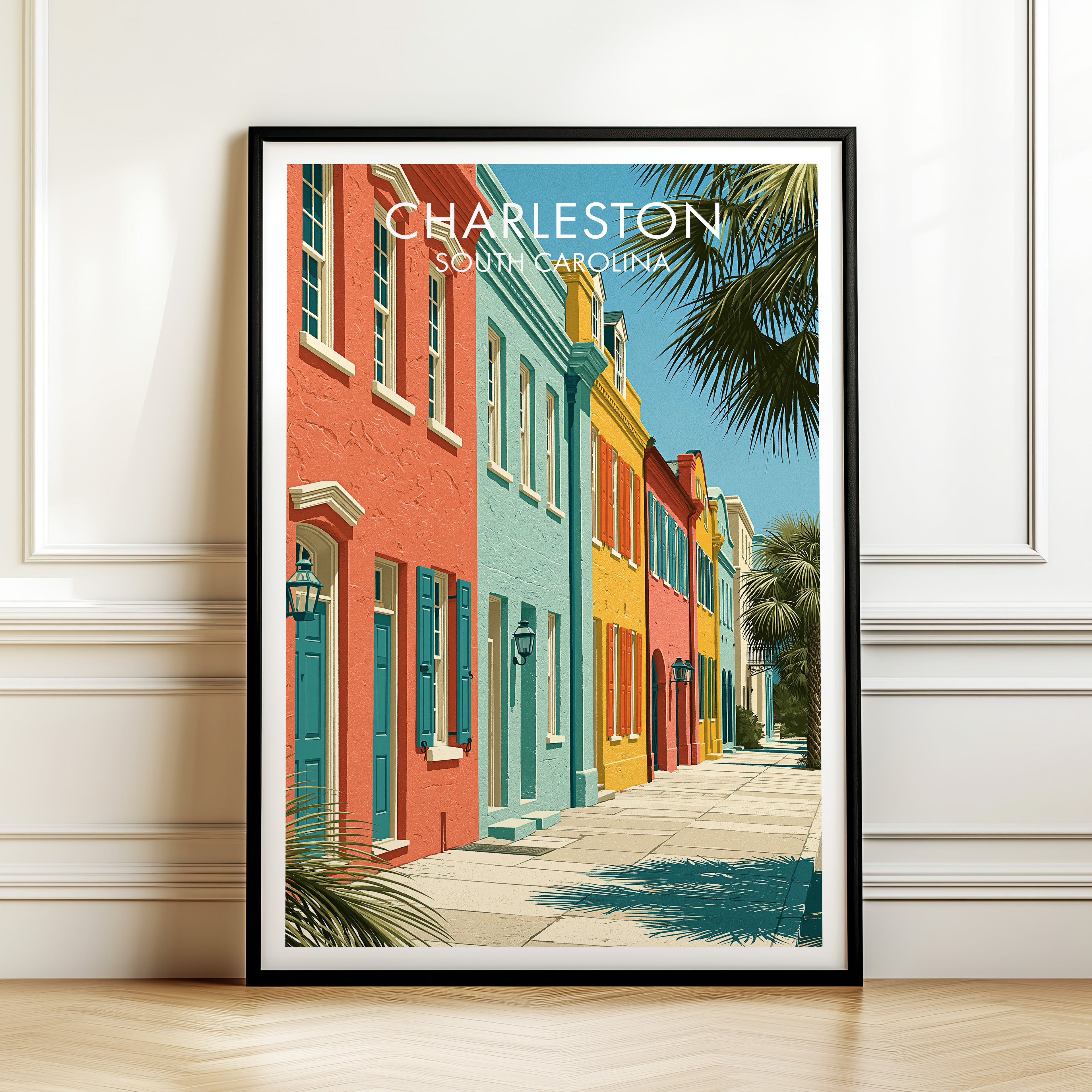 Rainbow Row Charleston South Carolina