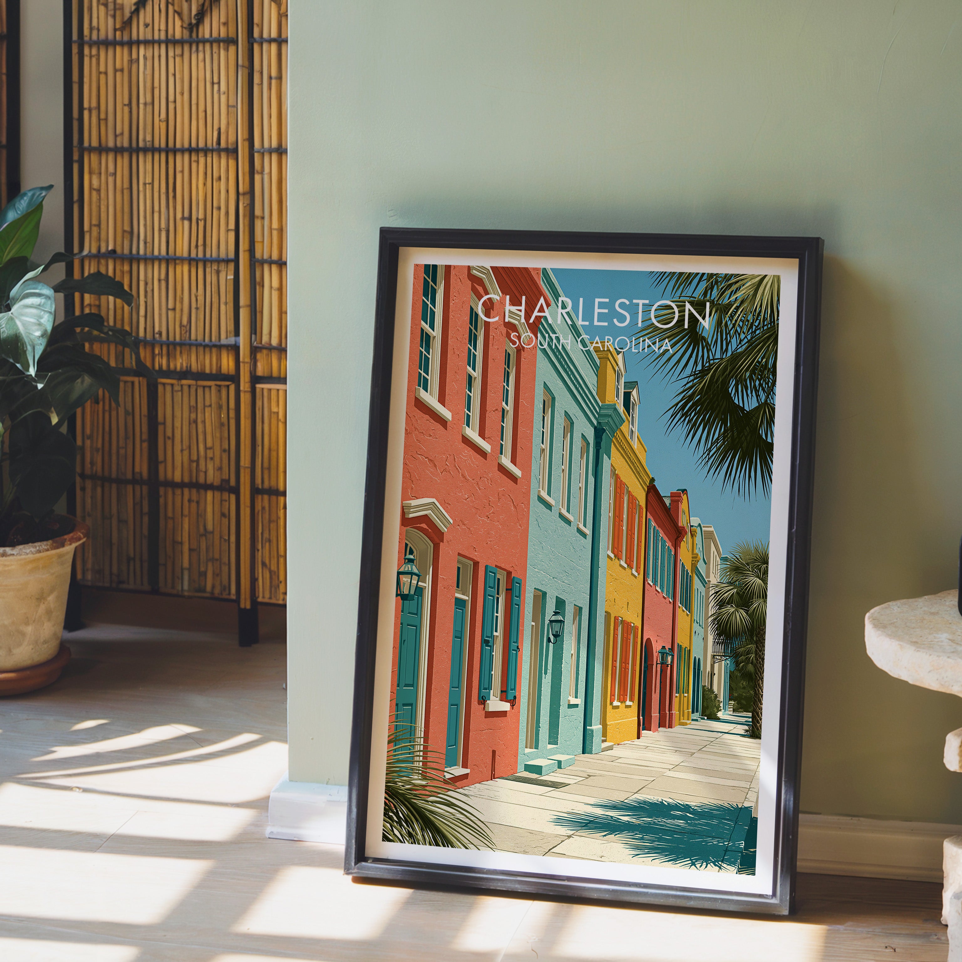 Rainbow Row Charleston South Carolina