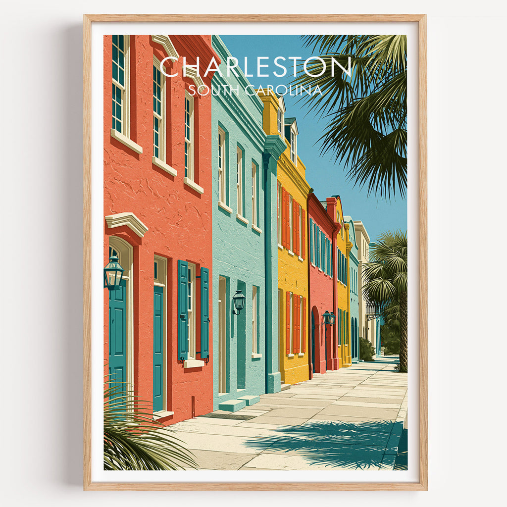 Rainbow Row Charleston South Carolina