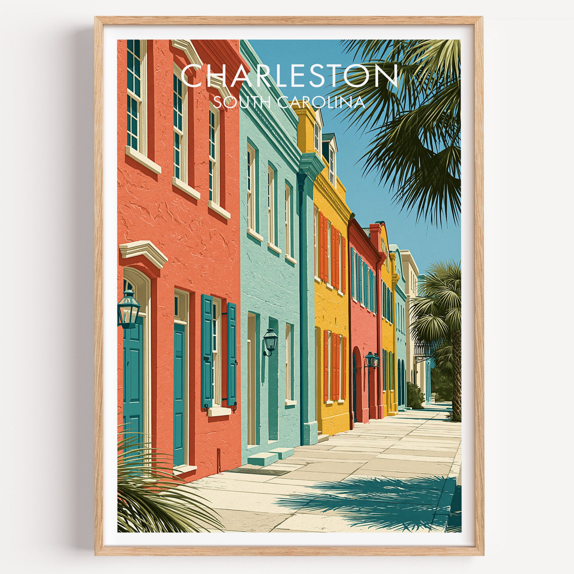 Rainbow Row Charleston South Carolina