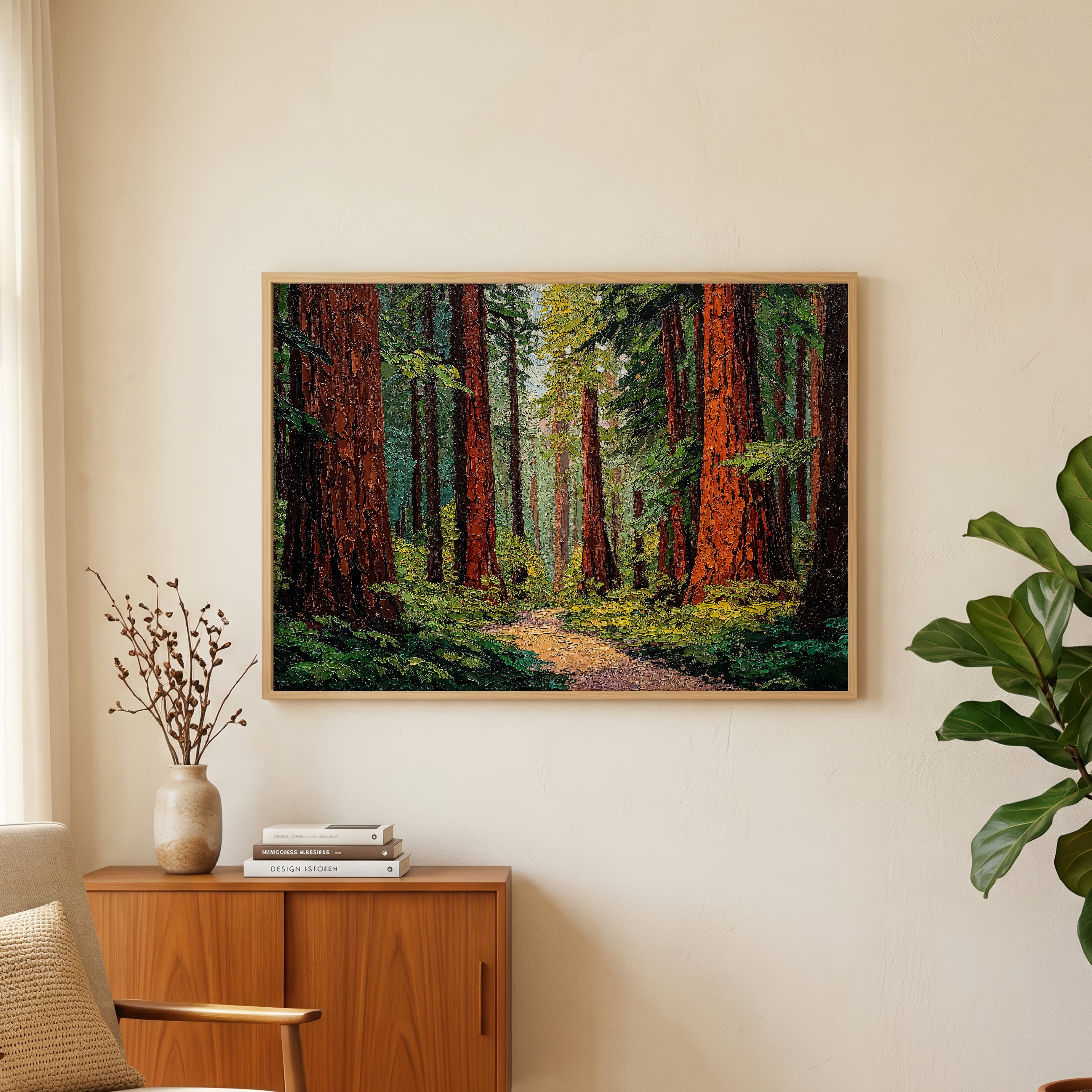 Redwood National Park Oil Painting