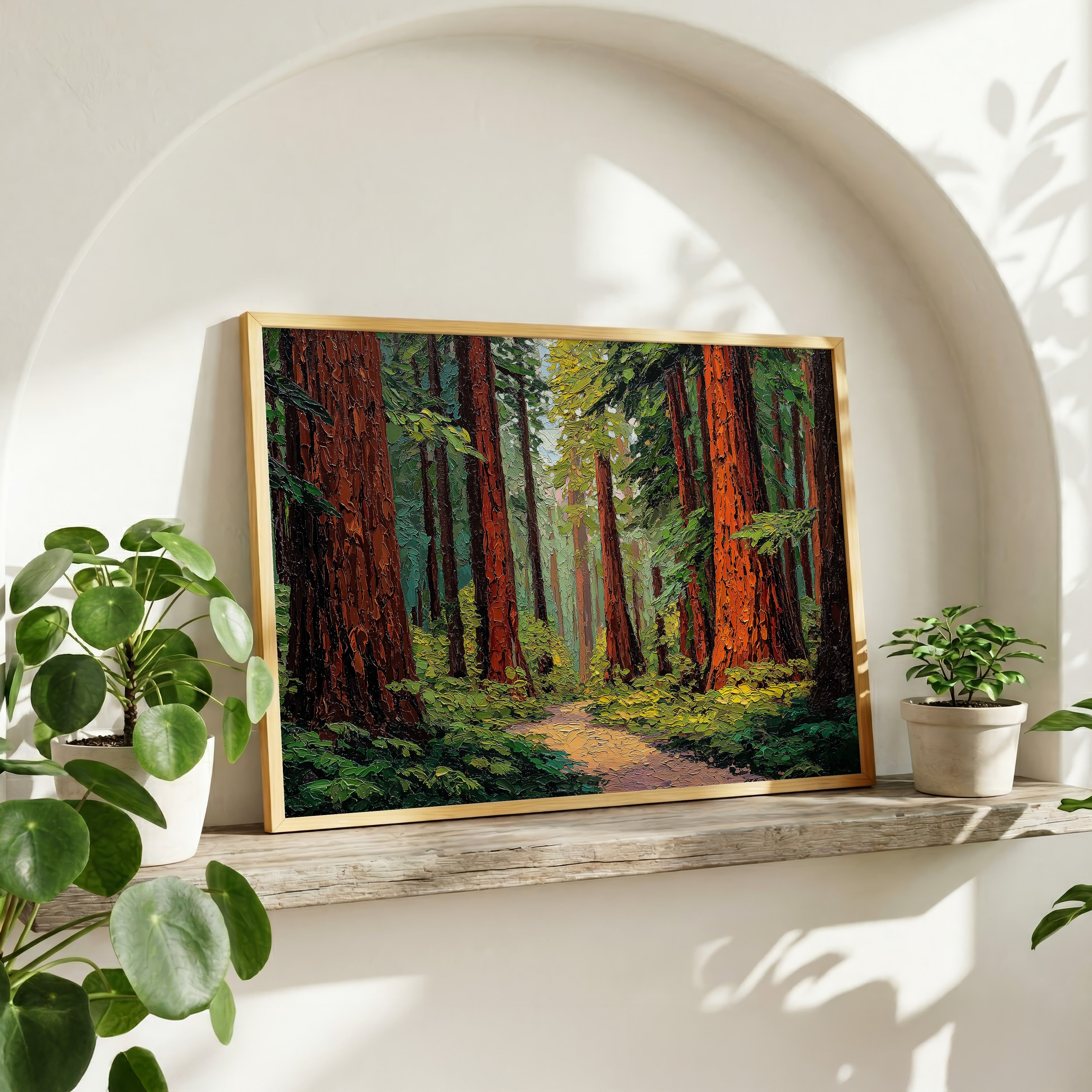 Redwood National Park Oil Painting