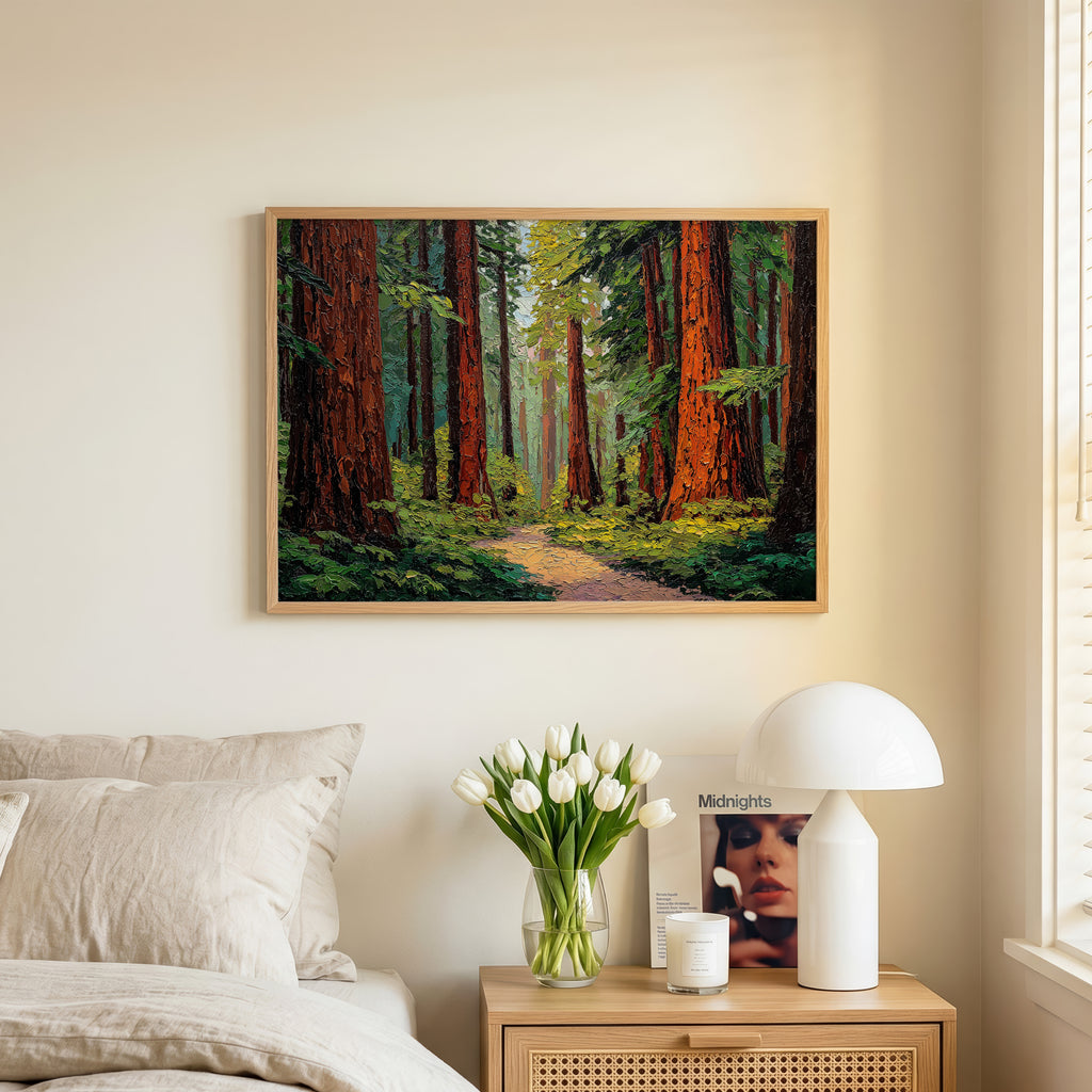 Redwood National Park Oil Painting