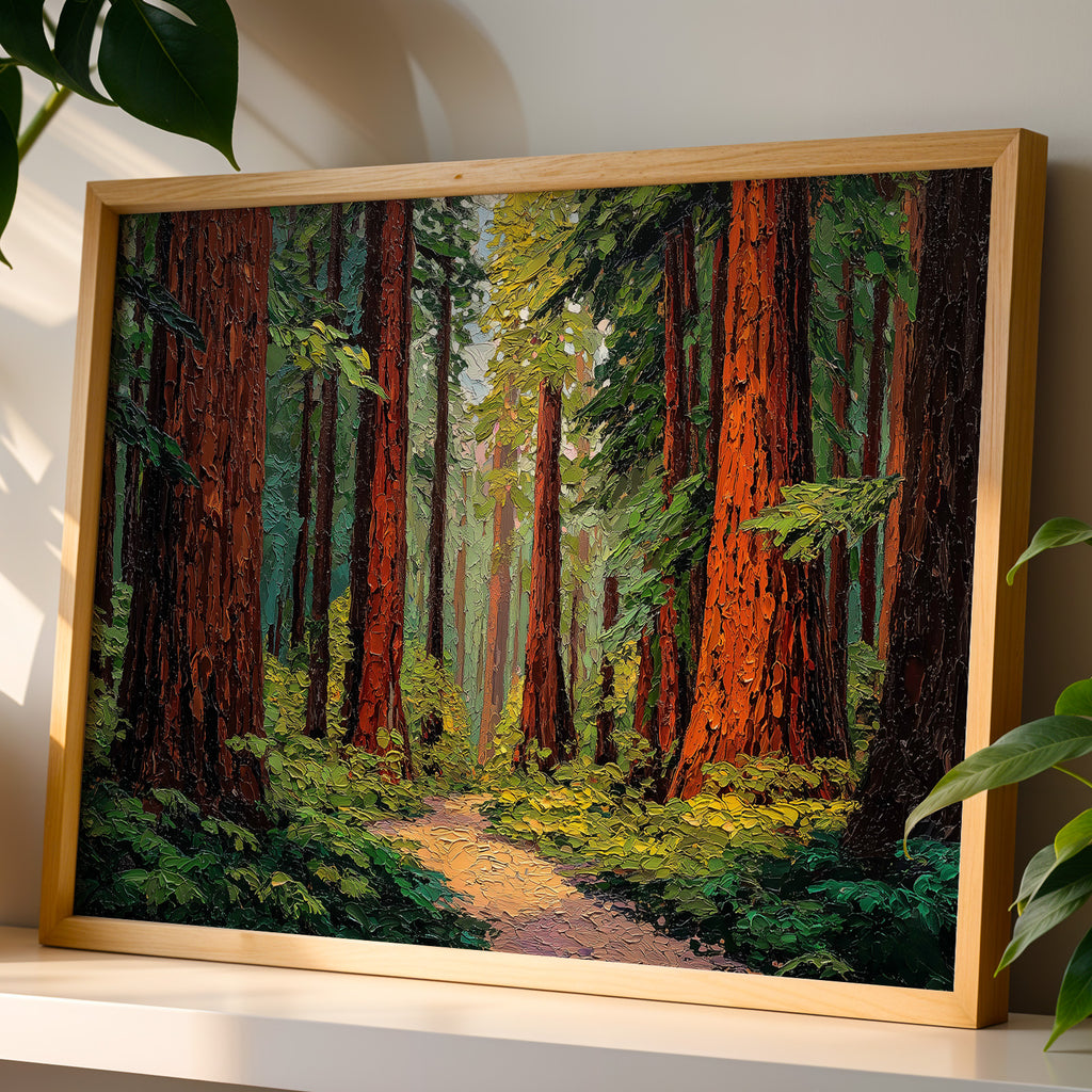 Redwood National Park Oil Painting