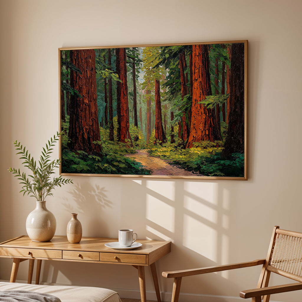 Redwood National Park Oil Painting