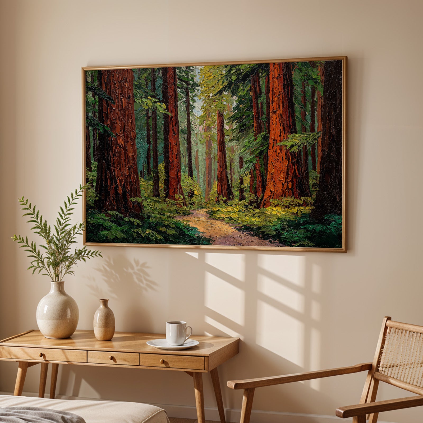 Redwood National Park Oil Painting