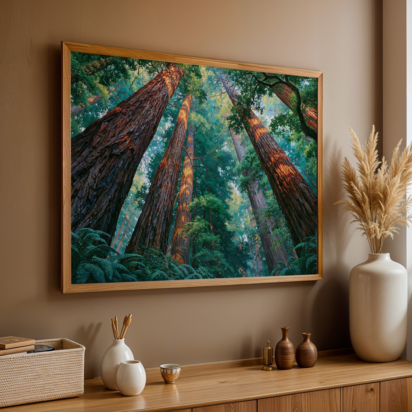 Redwood National Park Classical Oil Painting