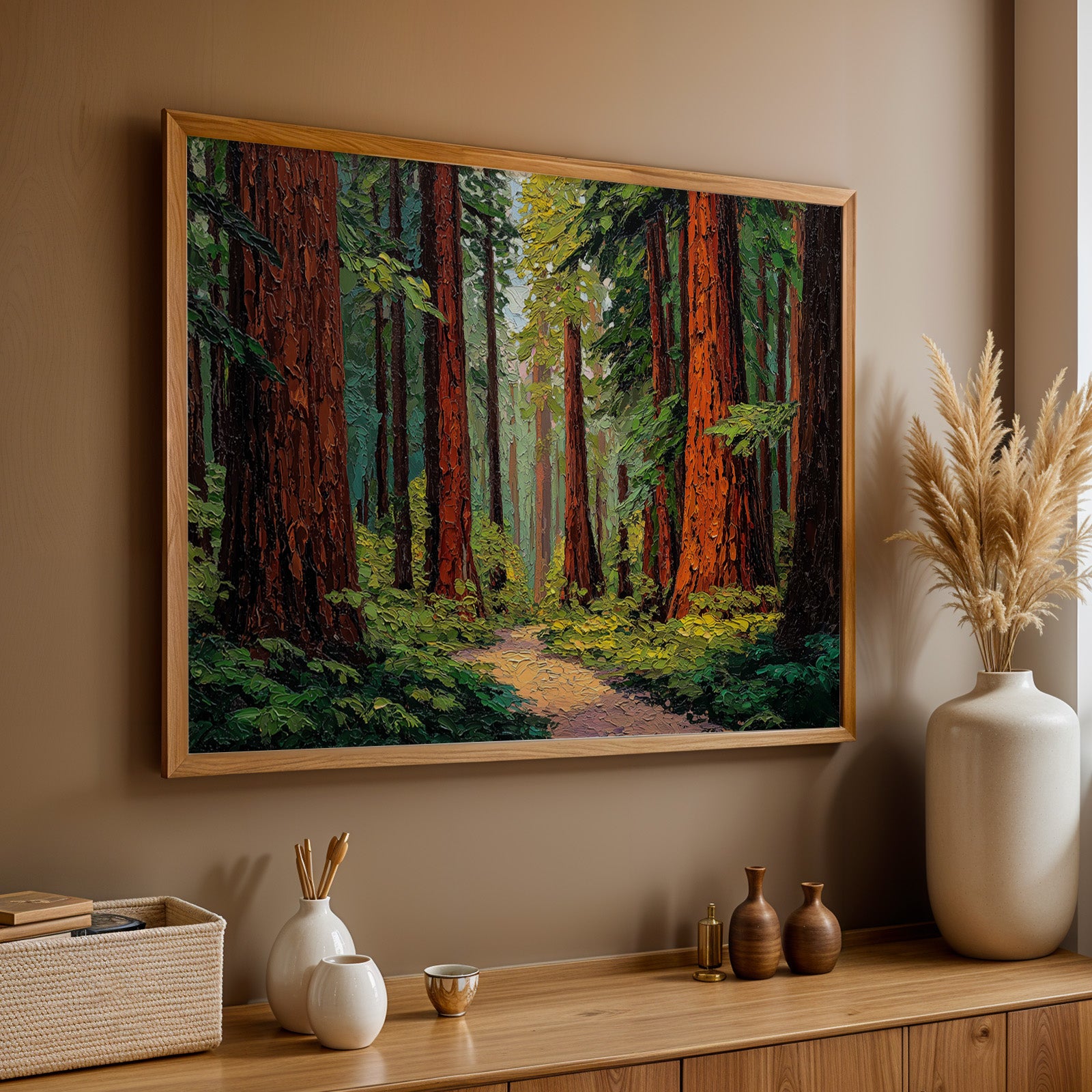 Redwood National Park Oil Painting