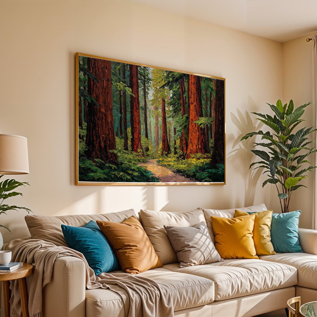 Redwood National Park Oil Painting