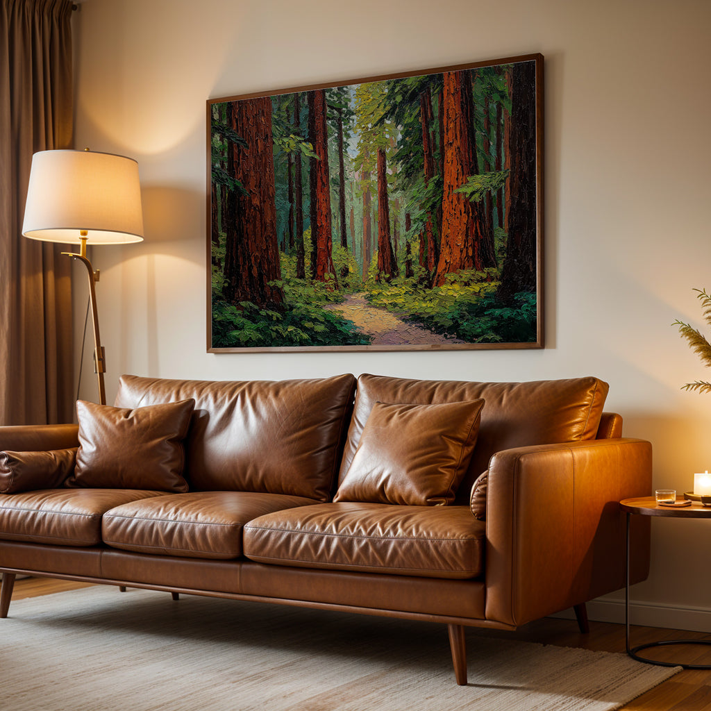 Redwood National Park Oil Painting