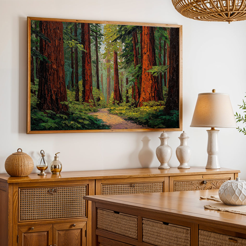 Redwood National Park Oil Painting