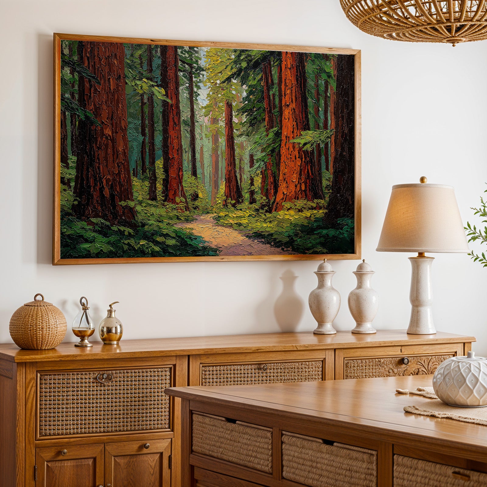 Redwood National Park Oil Painting