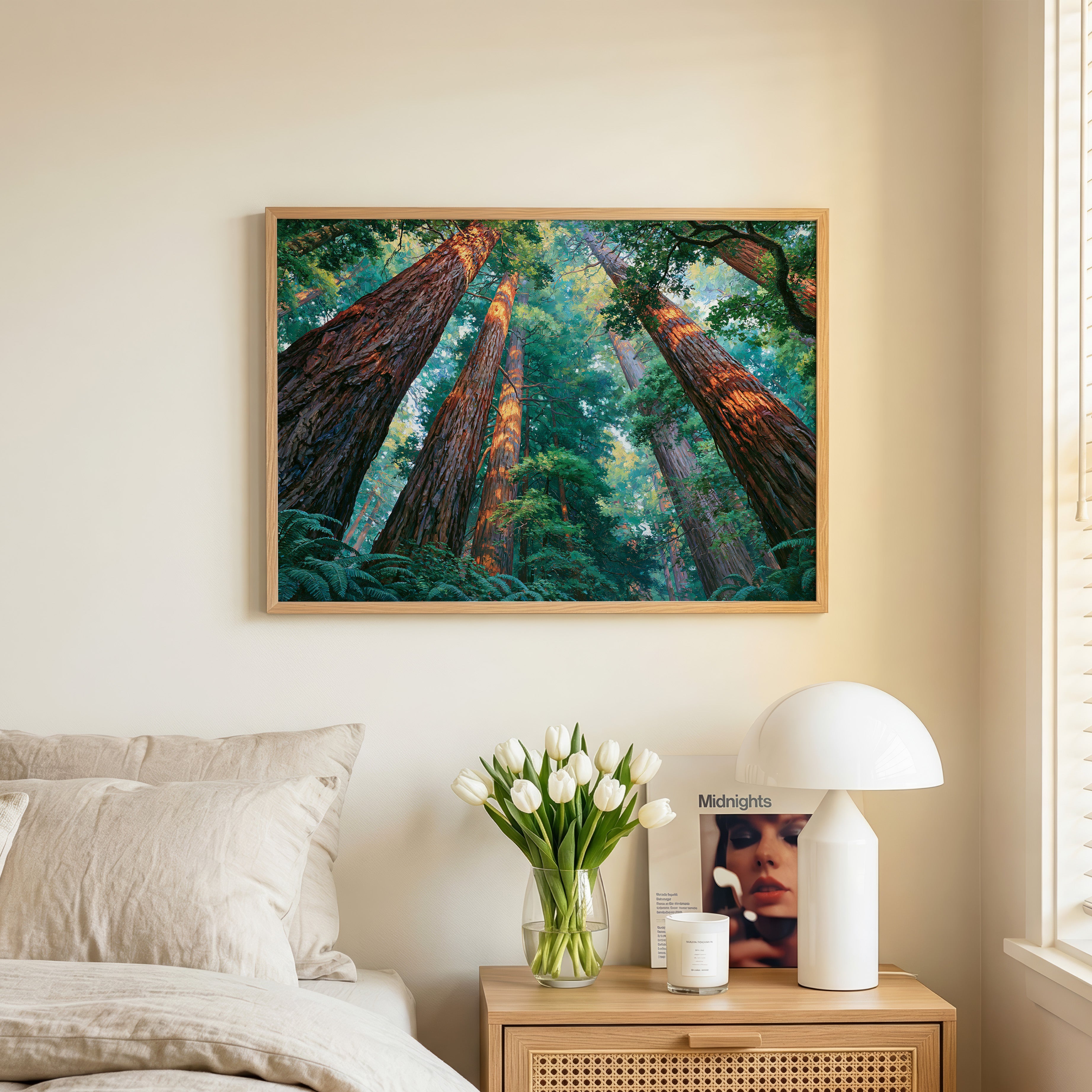 Redwood National Park Classical Oil Painting
