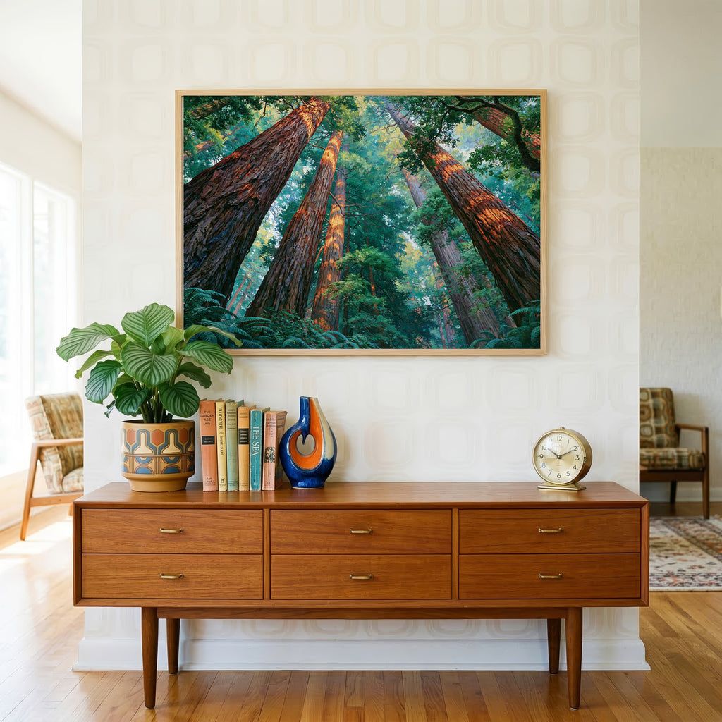 Redwood National Park Classical Oil Painting