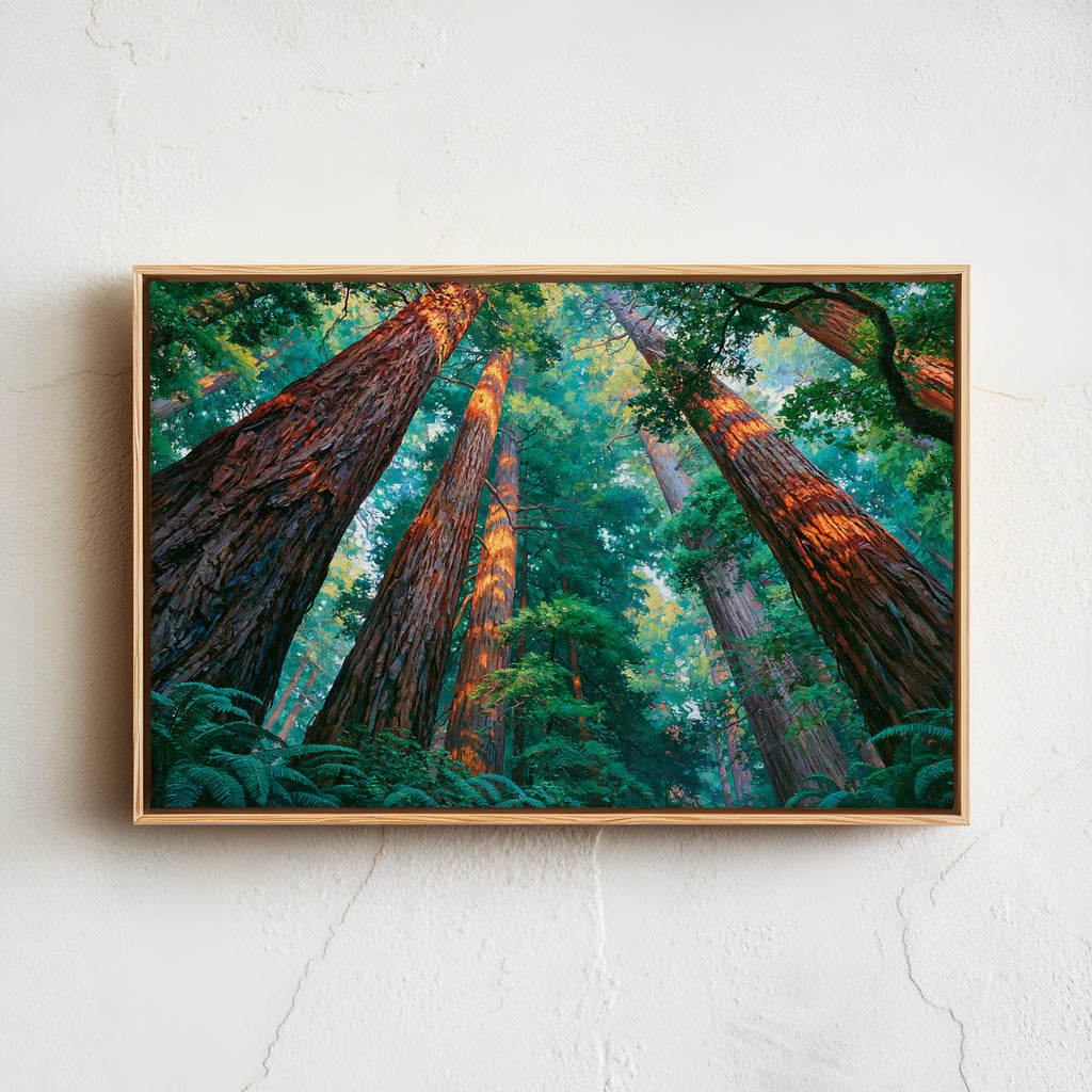 Redwood National Park Classical Oil Painting