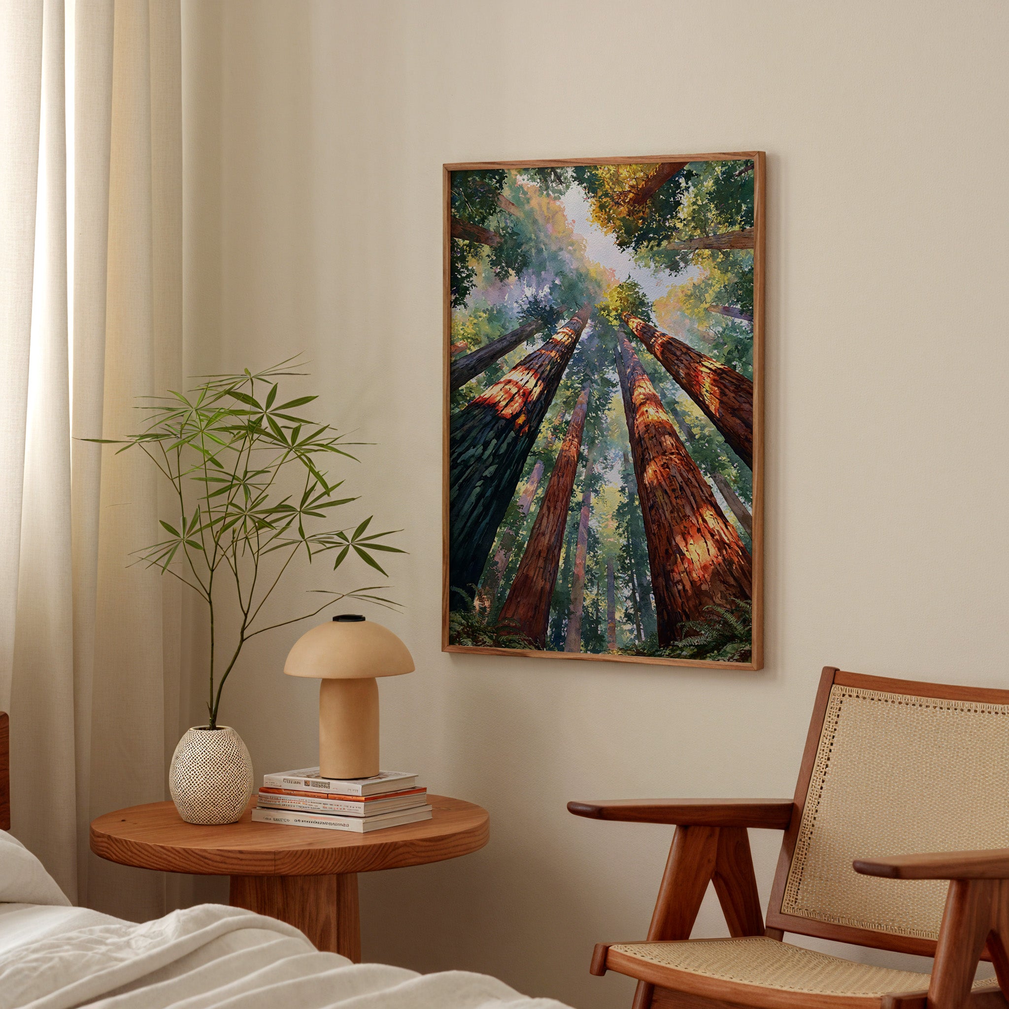 Redwood National Park Watercolor Art