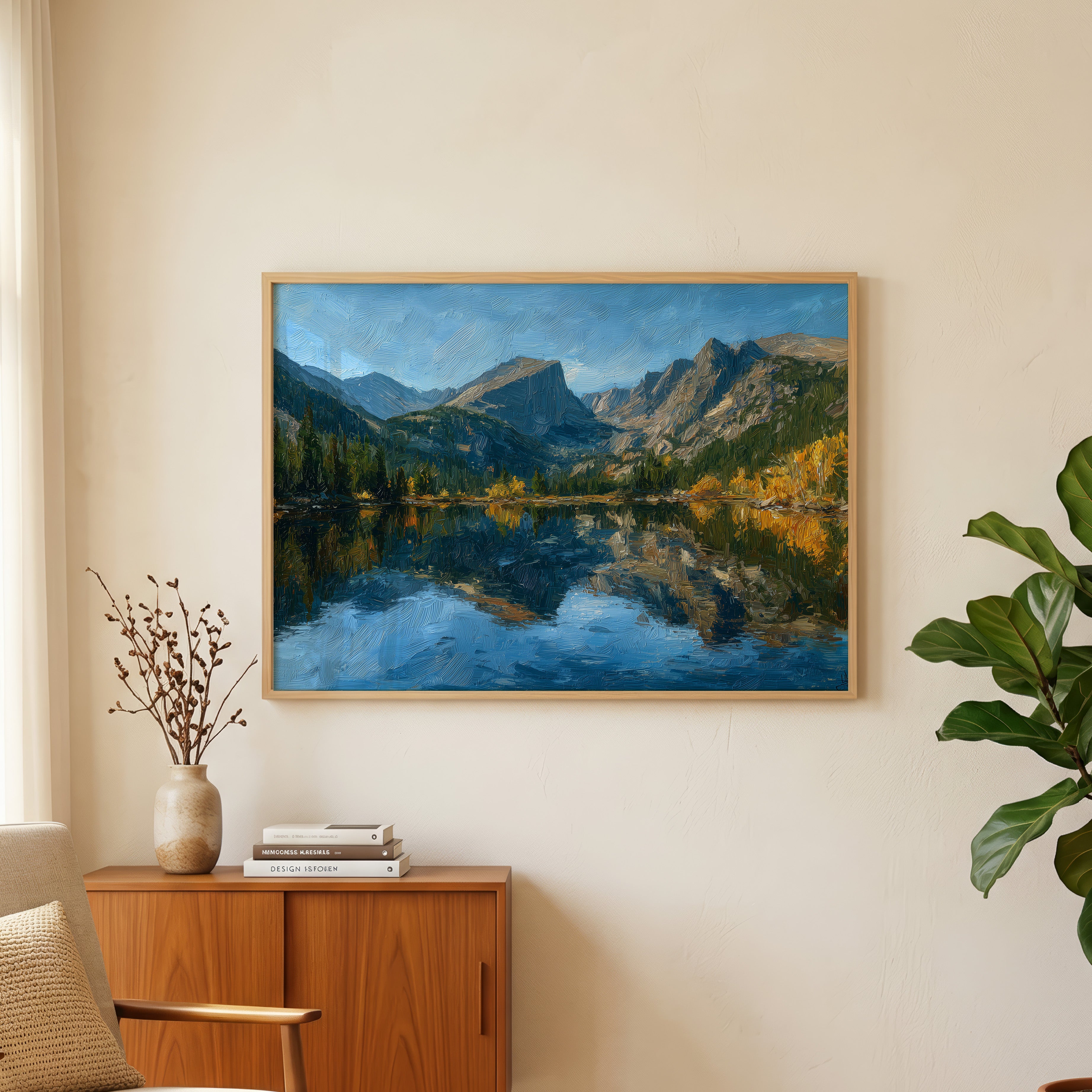 Rocky Mountain National Park Oil Painting