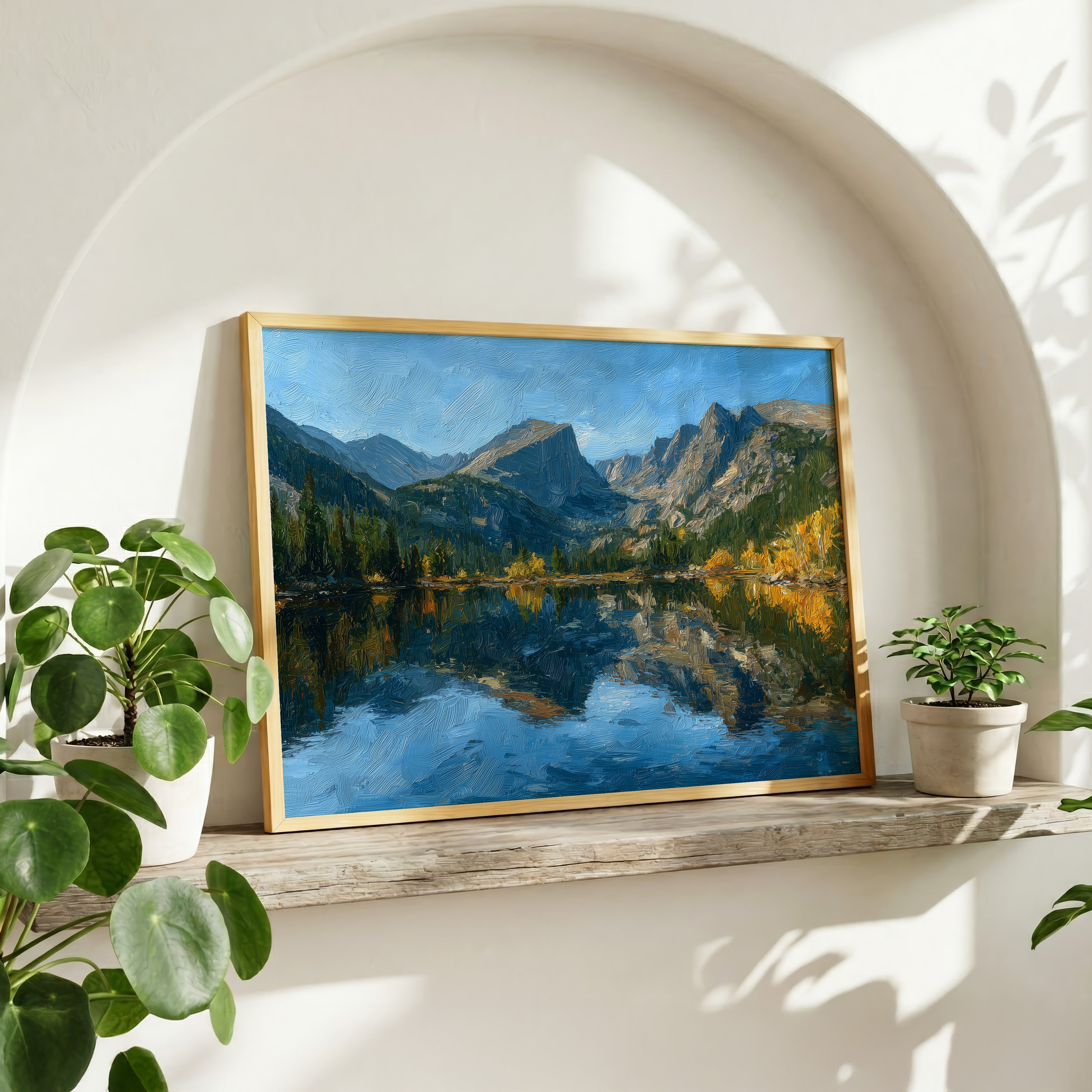 Rocky Mountain National Park Oil Painting