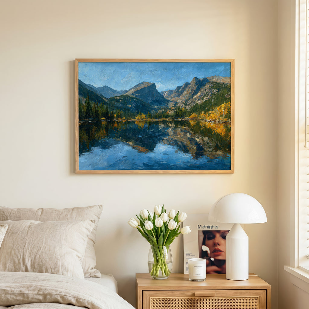 Rocky Mountain National Park Oil Painting