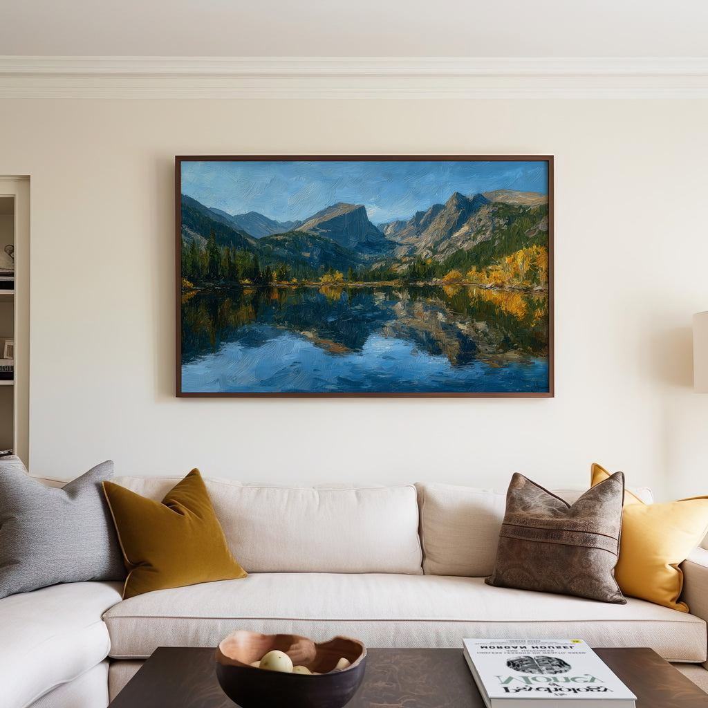 Rocky Mountain National Park Oil Painting