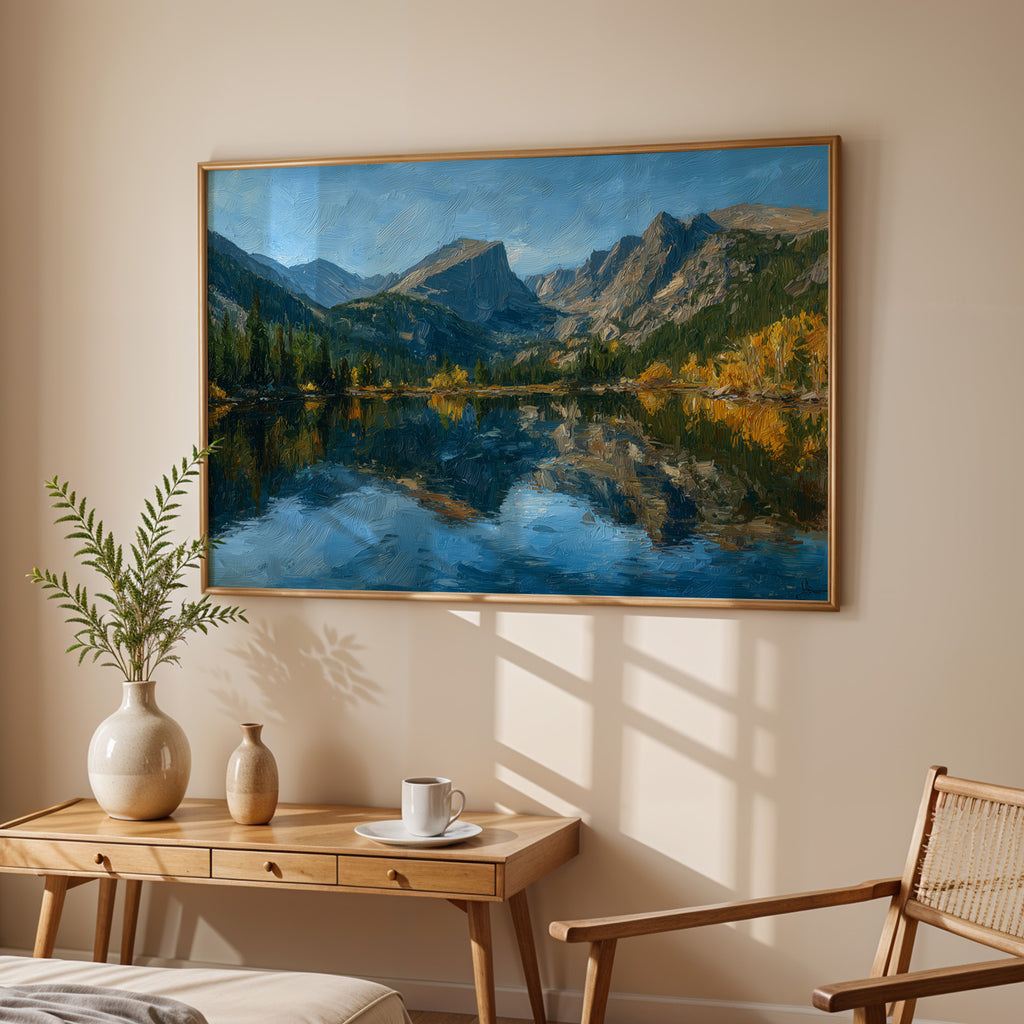 Rocky Mountain National Park Oil Painting