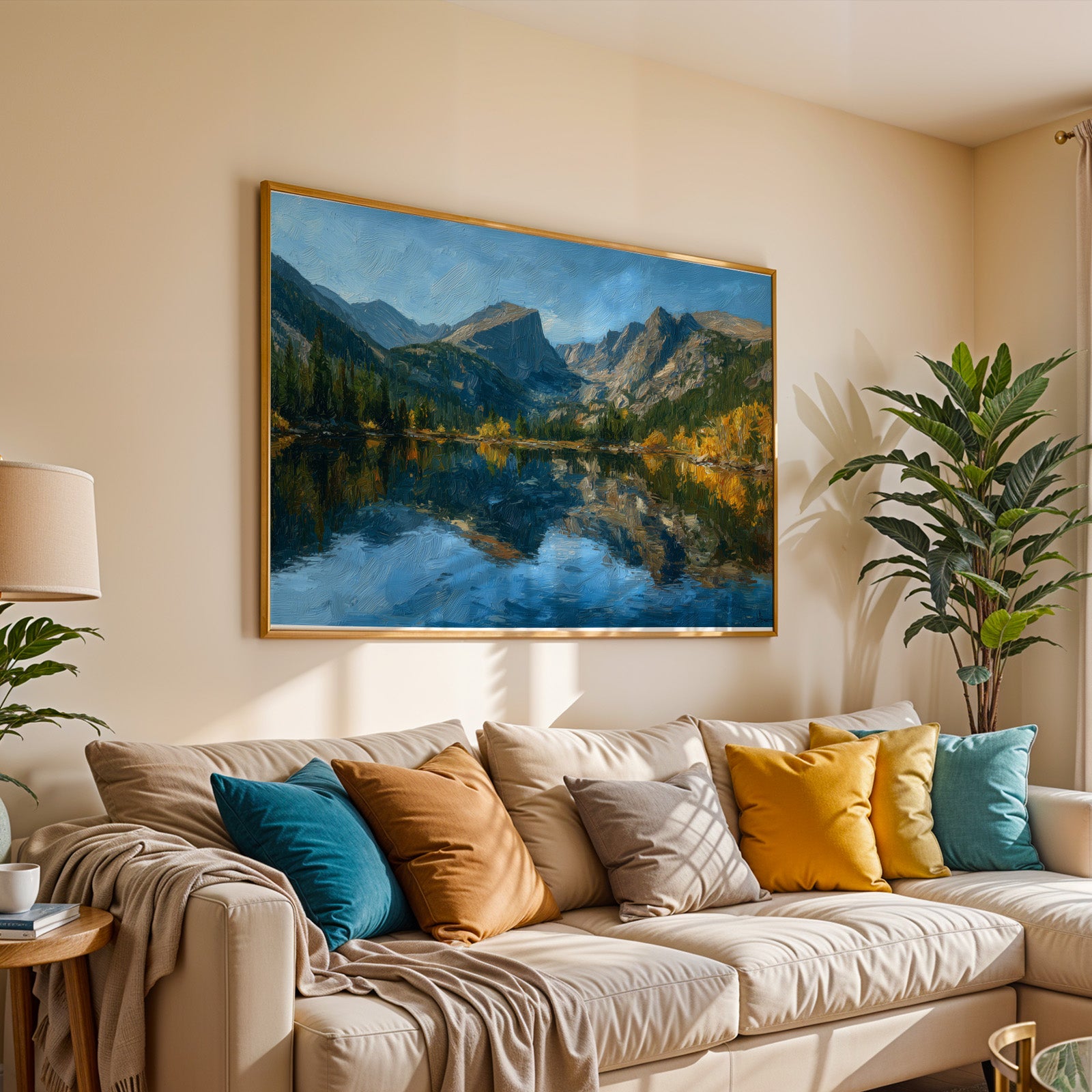 Rocky Mountain National Park Oil Painting