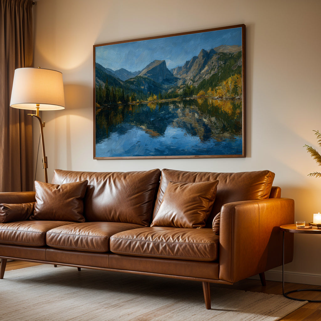 Rocky Mountain National Park Oil Painting