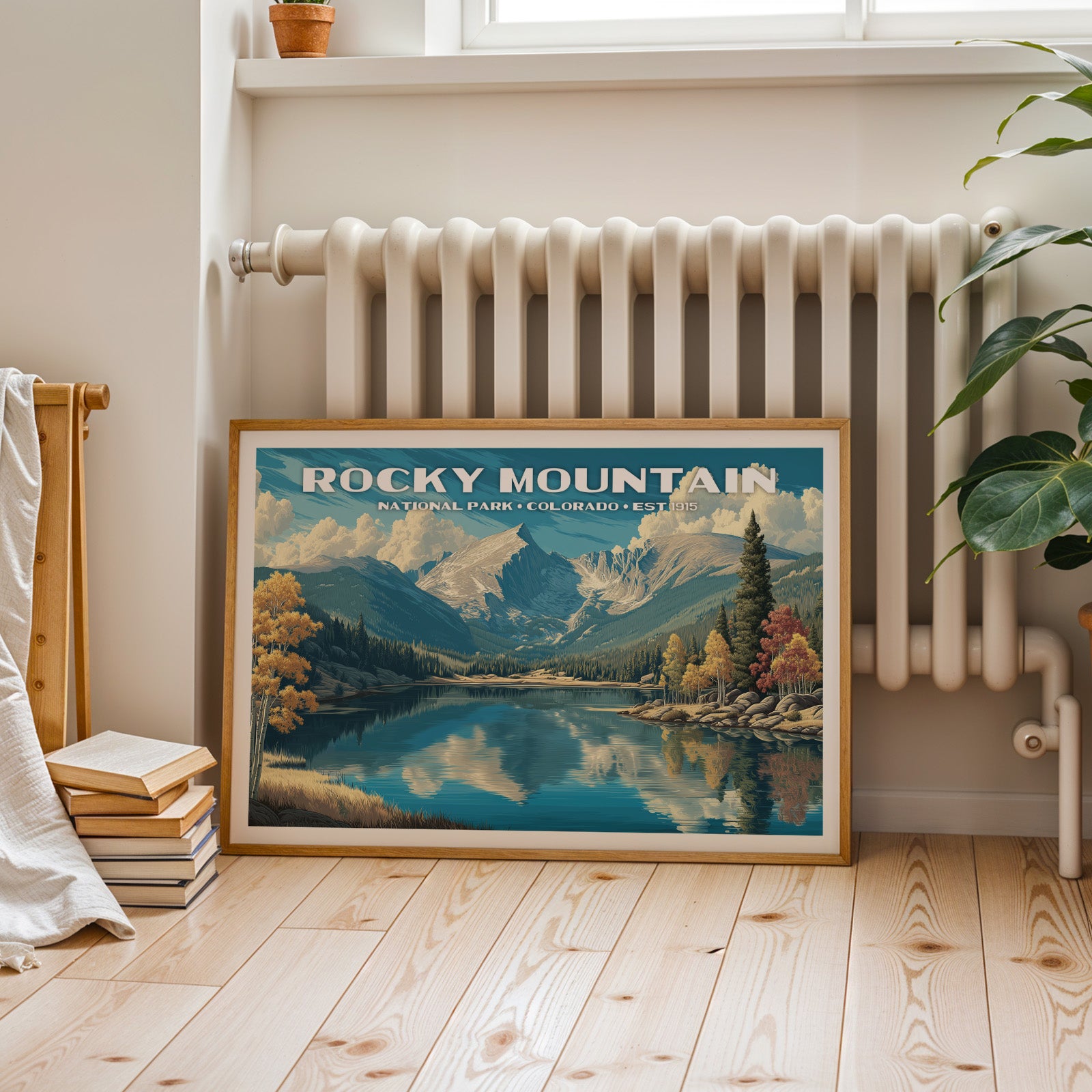 Rocky Mountain National Park Horizontal Vintage Art