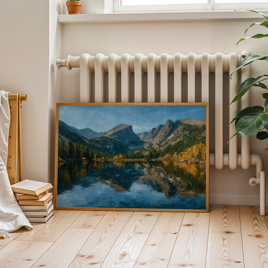 Rocky Mountain National Park Oil Painting