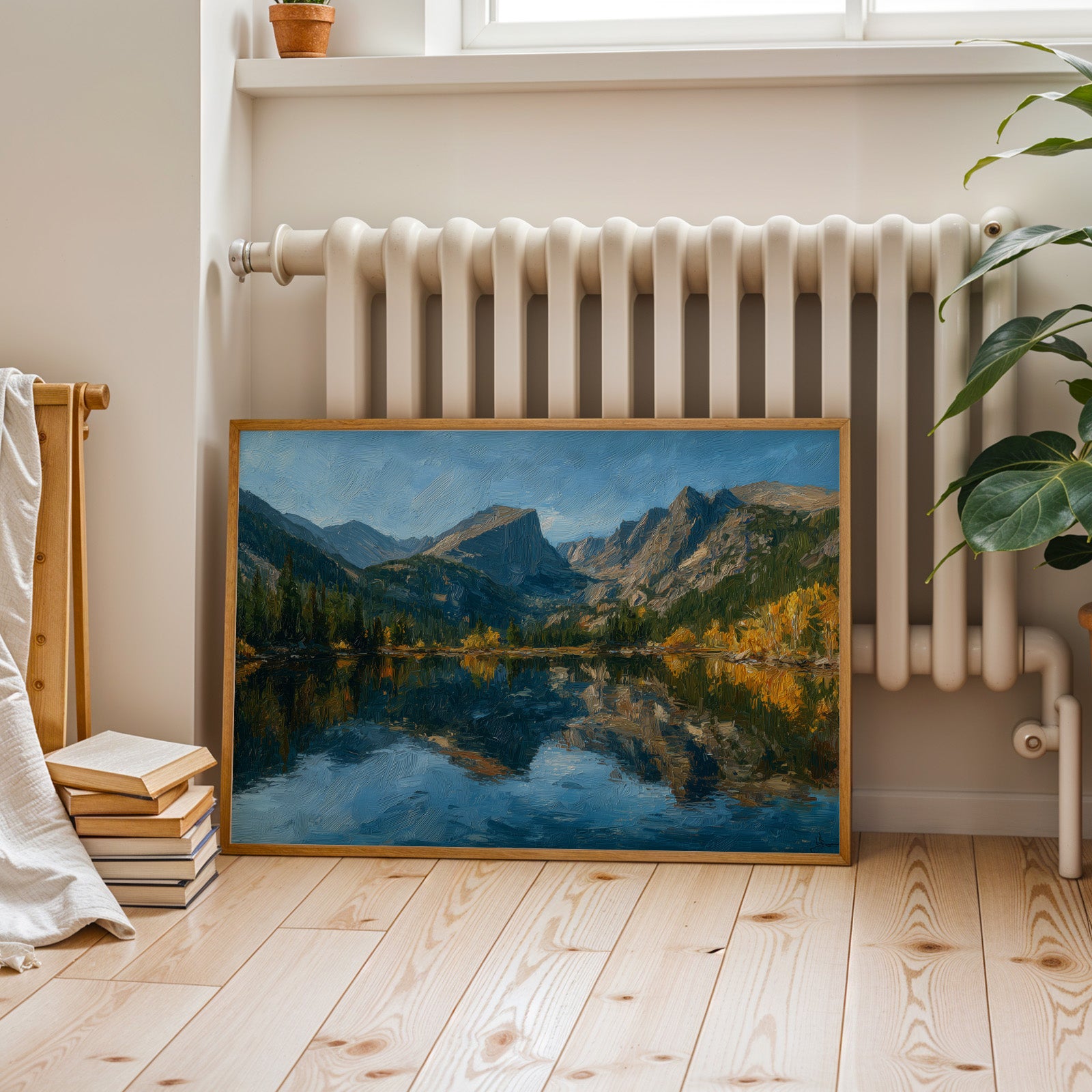 Rocky Mountain National Park Oil Painting