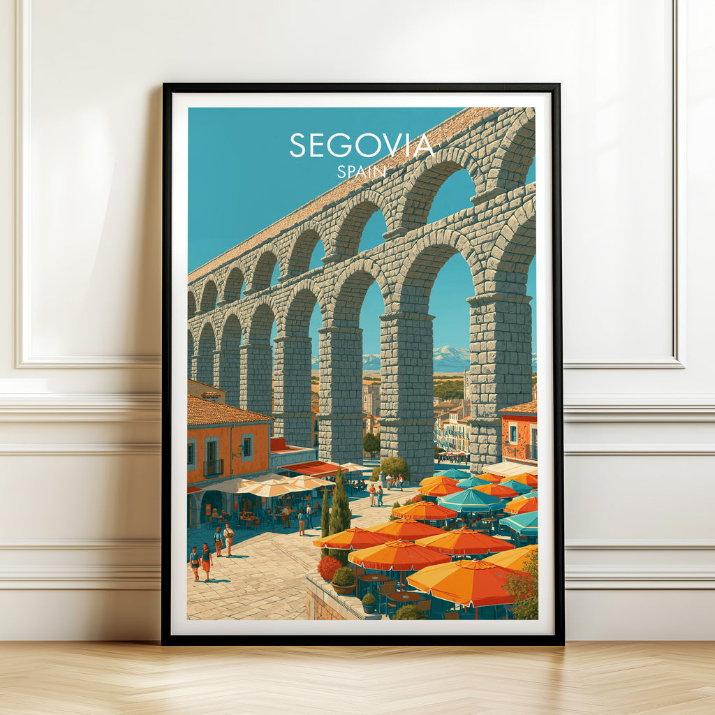 Römisches Aquädukt Segovia Spanien