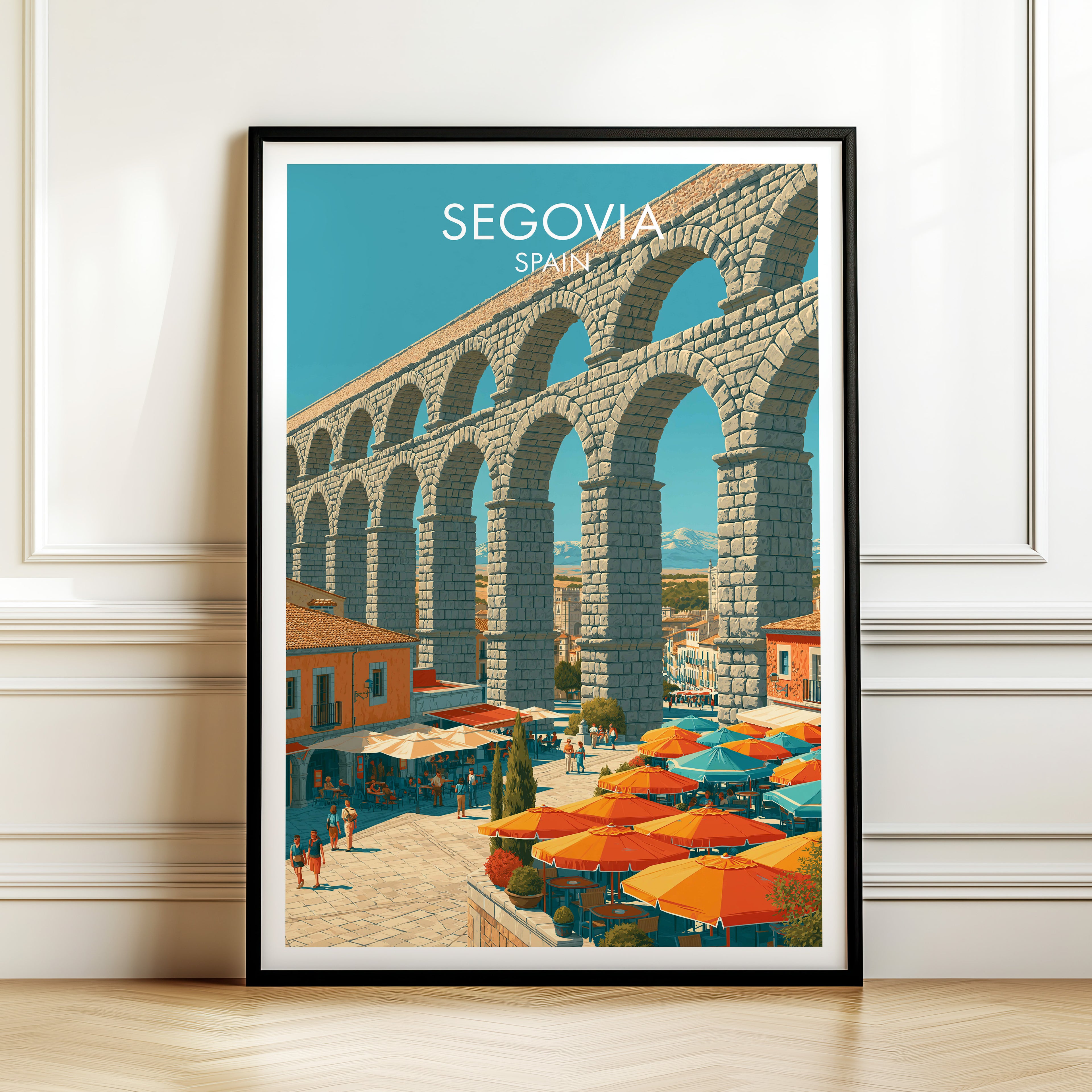 Römisches Aquädukt Segovia Spanien