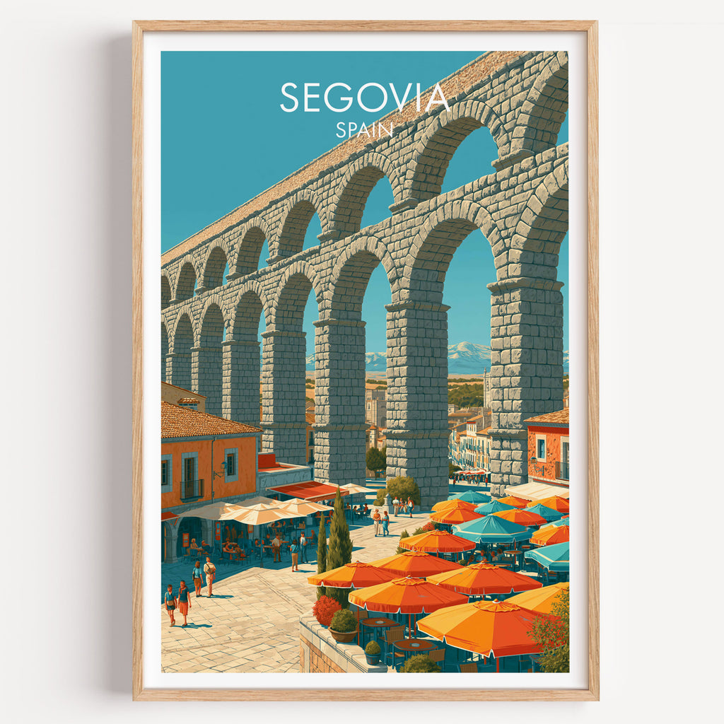 Römisches Aquädukt Segovia Spanien