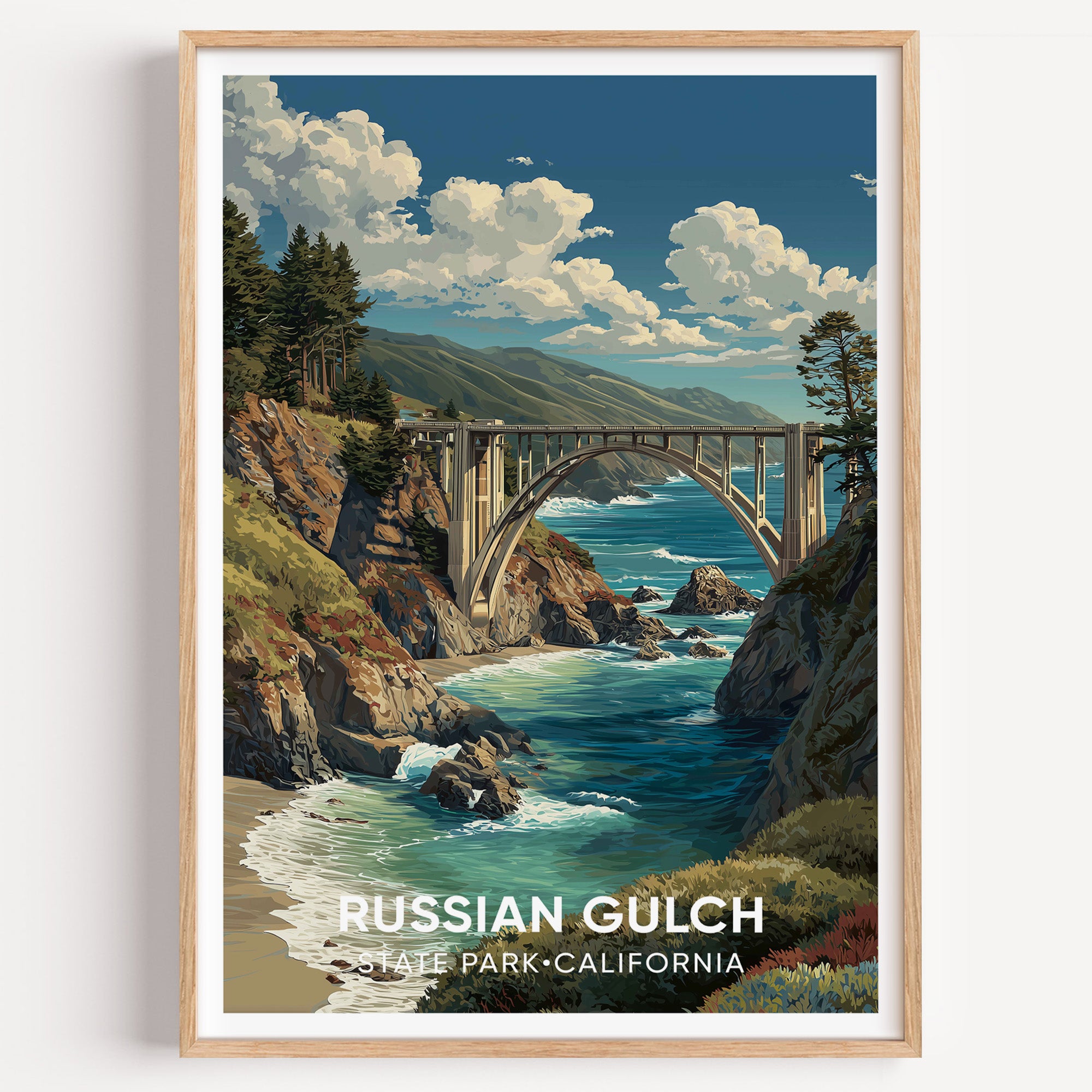 Russian Gulch State Park California