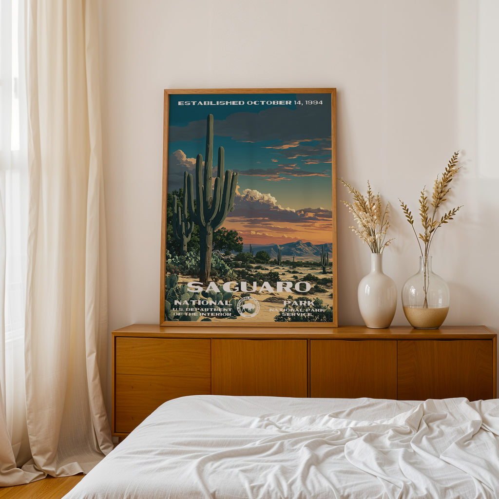 Saguaro National Park Vintage WPA