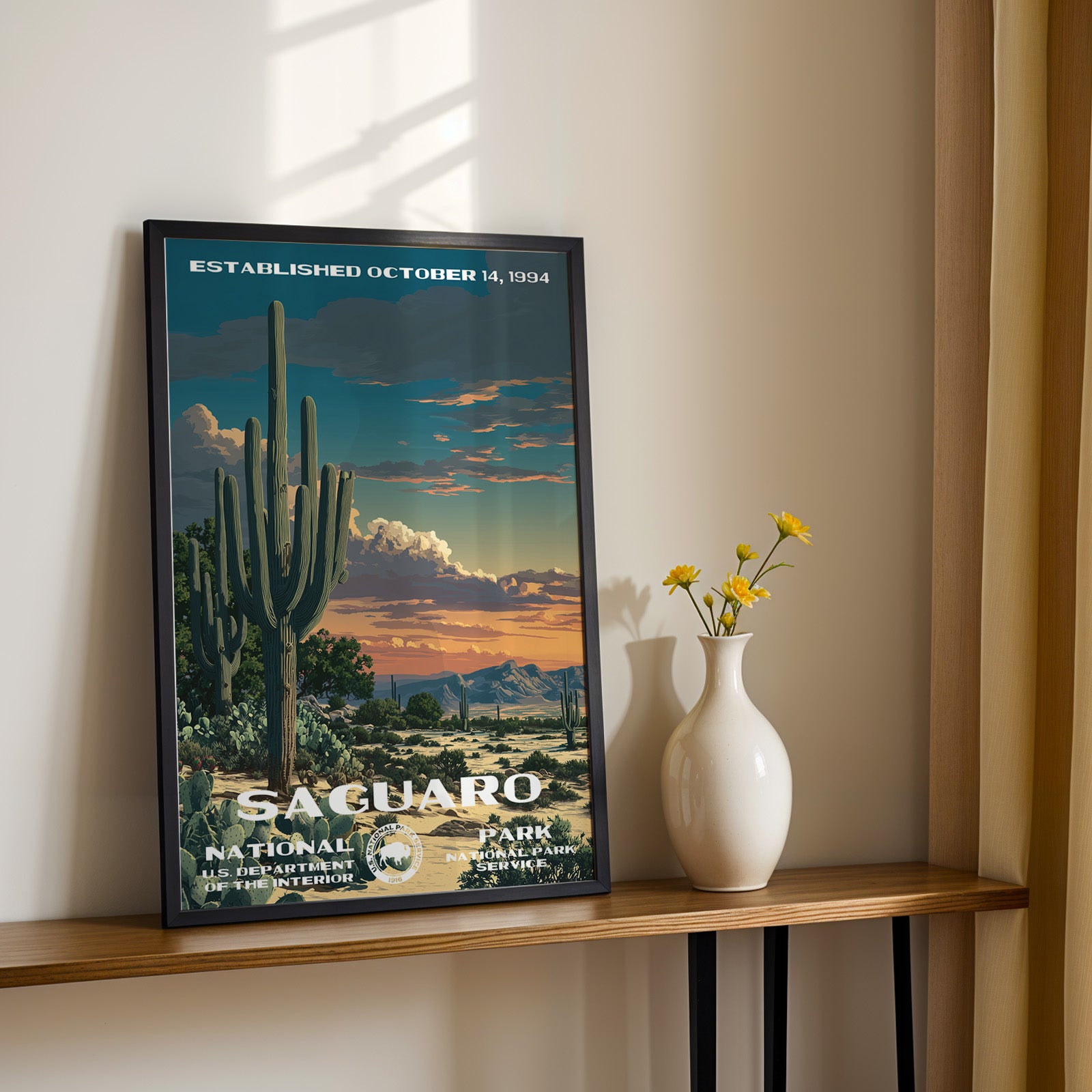 Saguaro National Park Vintage WPA