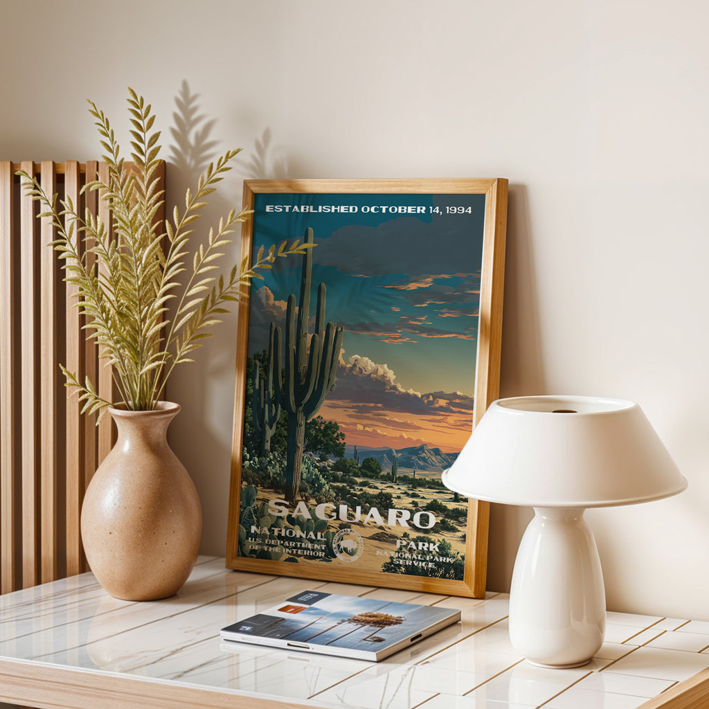 Saguaro National Park Vintage WPA