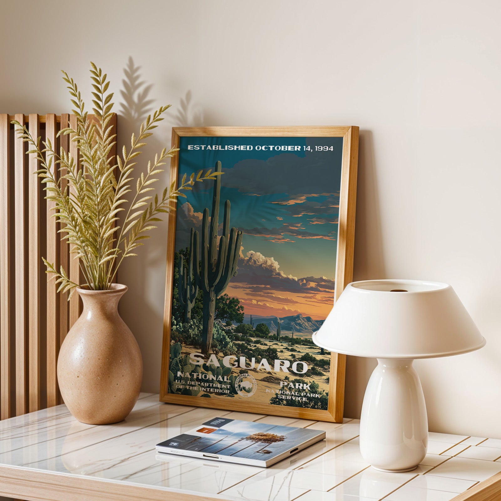 Saguaro National Park Vintage WPA