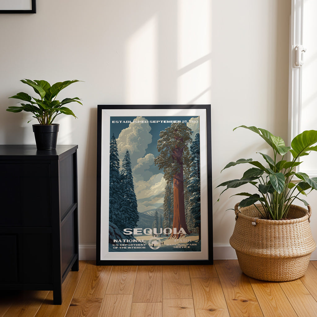Sequoia National Park Vintage WPA