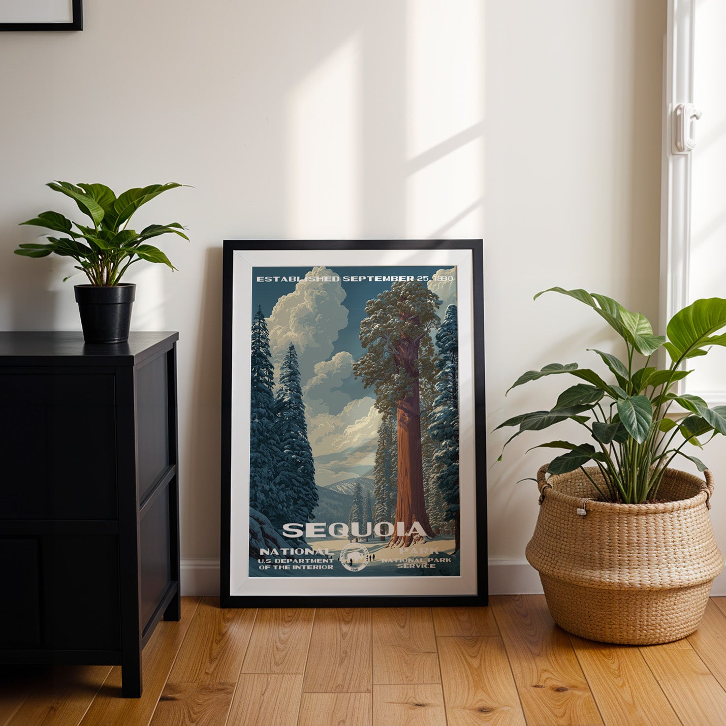 Sequoia National Park Vintage WPA