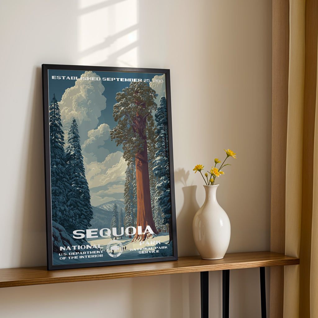 Sequoia National Park Vintage WPA