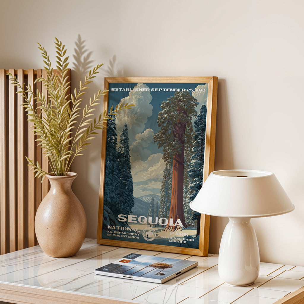 Sequoia National Park Vintage WPA