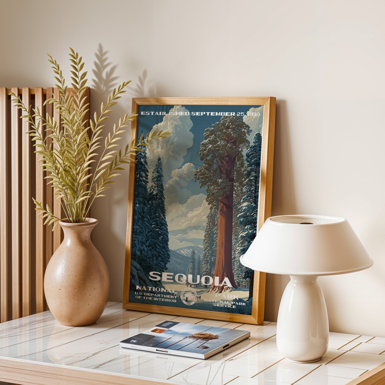 Sequoia National Park Vintage WPA