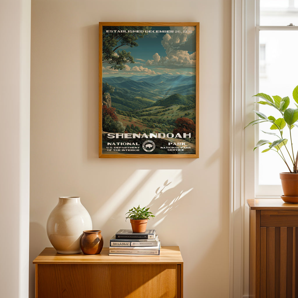 Shenandoah National Park Vintage WPA