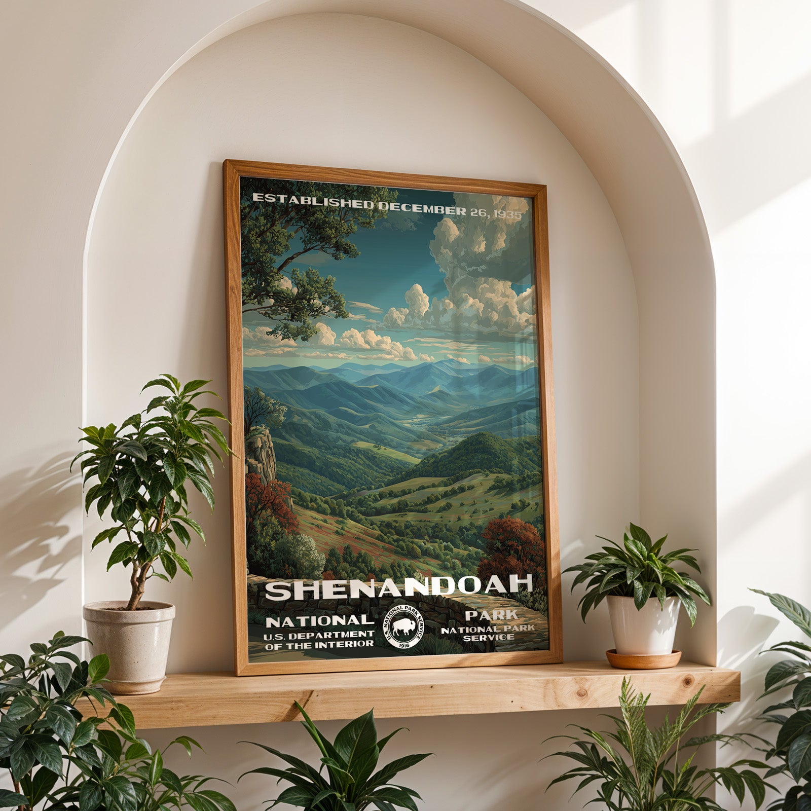 Shenandoah National Park Vintage WPA