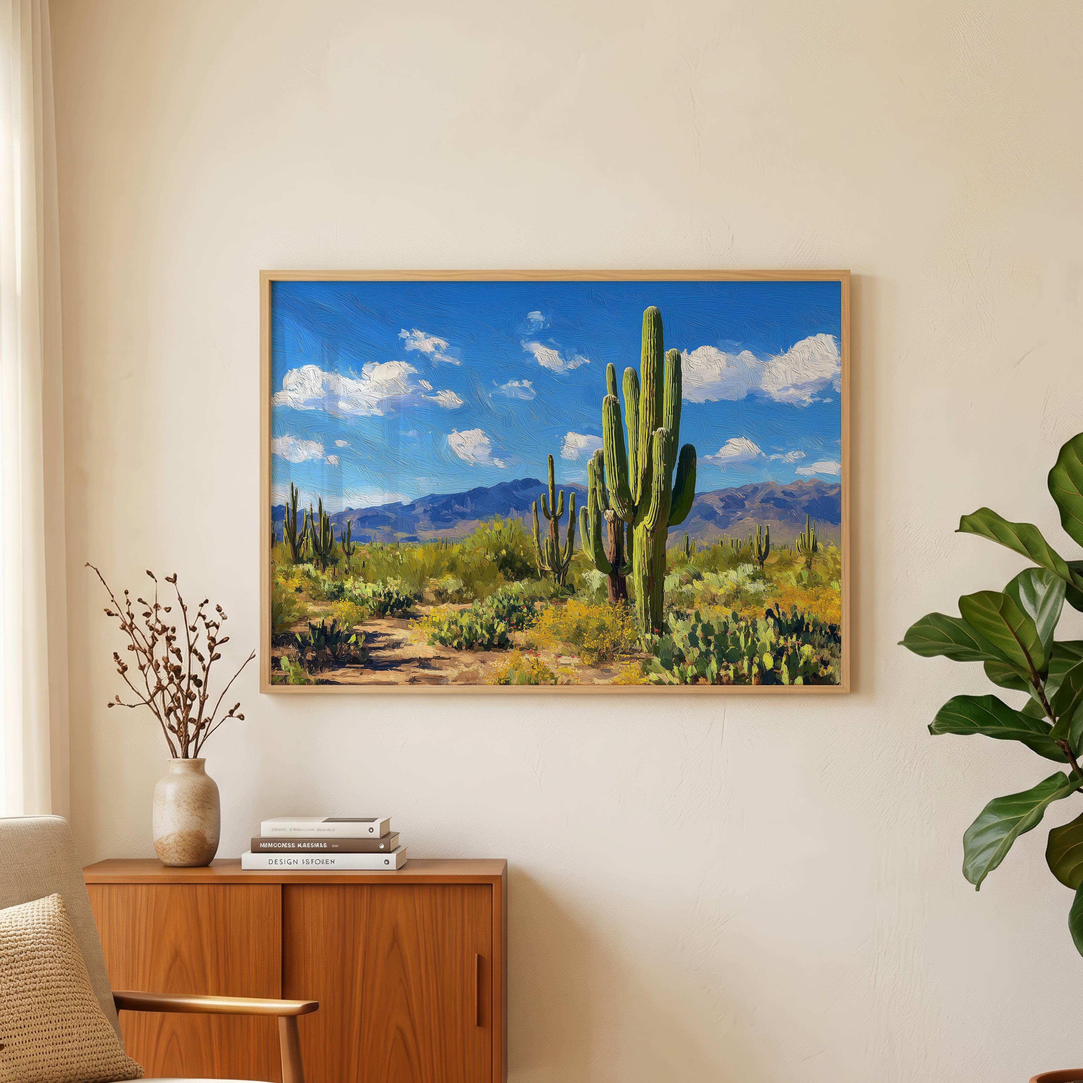 Saguaro National Park Oil Painting