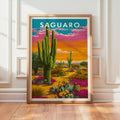 Retro Saguaro National Park Print