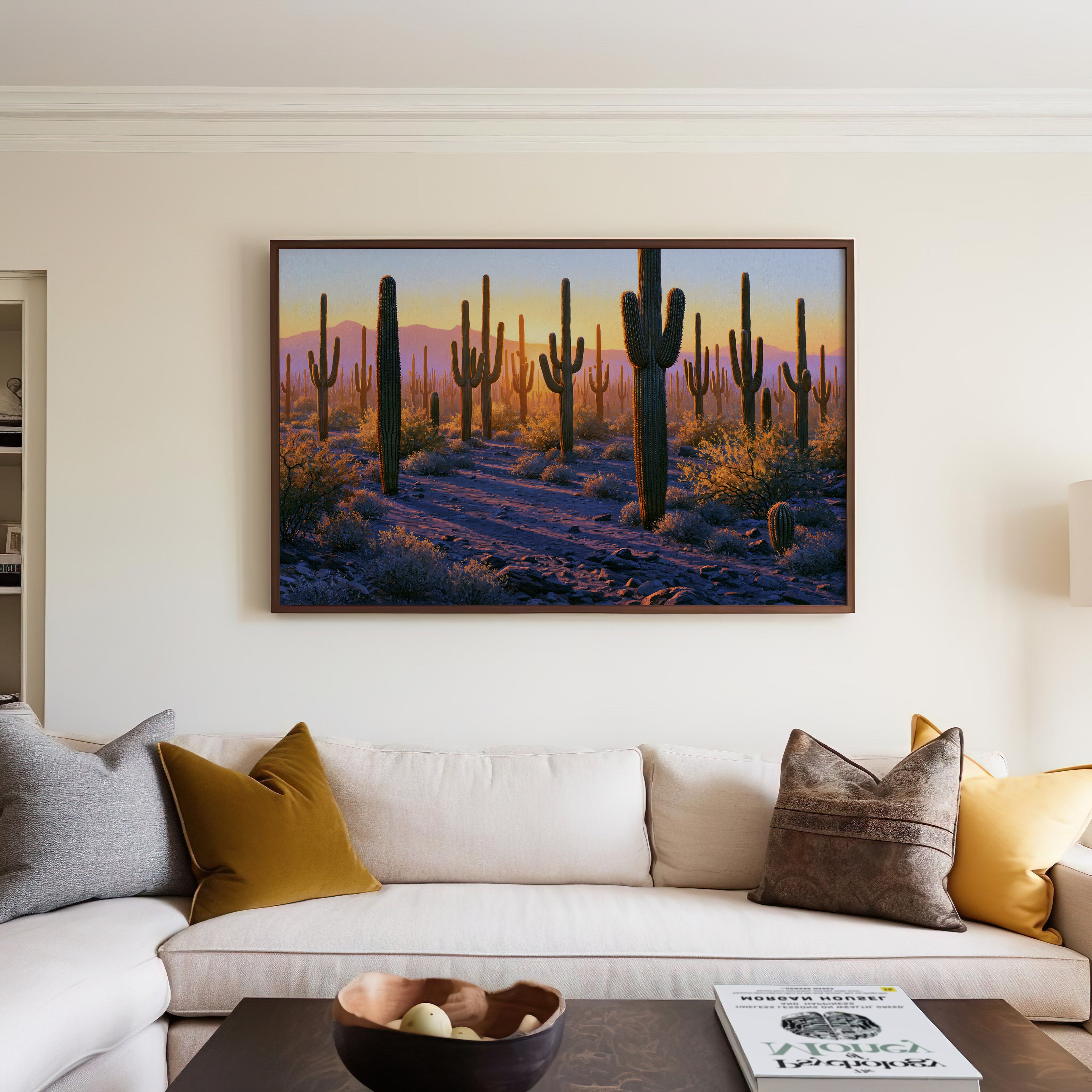 Saguaro National Park Classical Oil Painting